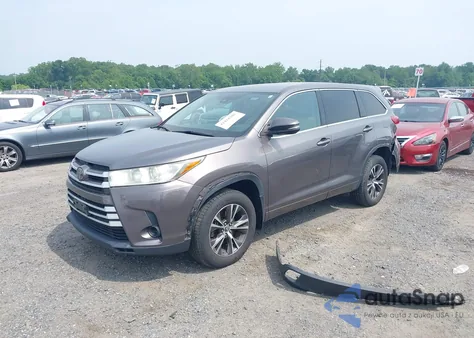 2018 Toyota Highlander Le from USA, damaged, VIN 5TDBZRFH3JS841728